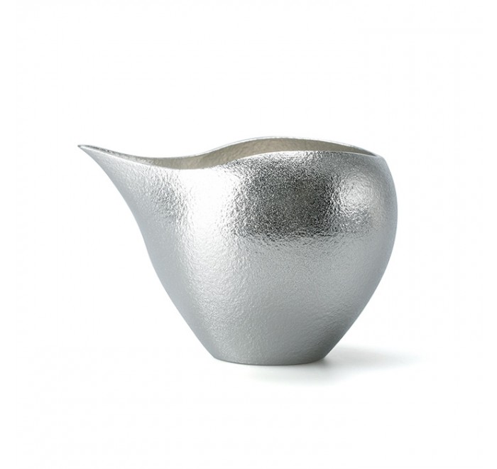 Round Pewter Katakuchi Cup Round Pewter Katakuchi Cup