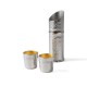 Bamboo Hammered Pewter Sake Set